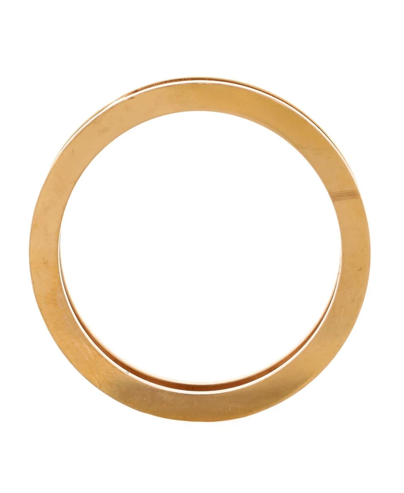 Pre-Owned Bvlgari B.Zero1 Logo Openwork Ring 18K Rose Gold