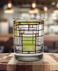 Frank Lloyd Wright Oak Park Double Old Fashioned Glasses, Set of 4