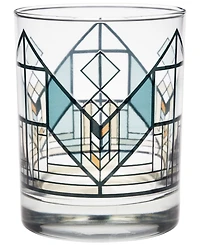 Frank Lloyd Wright Lake Geneva Tulip Double Old Fashioned Glasses, Set of 4