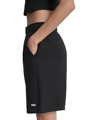 Dkny Sport Women's Relaxed-Fit Vented Bermuda Shorts