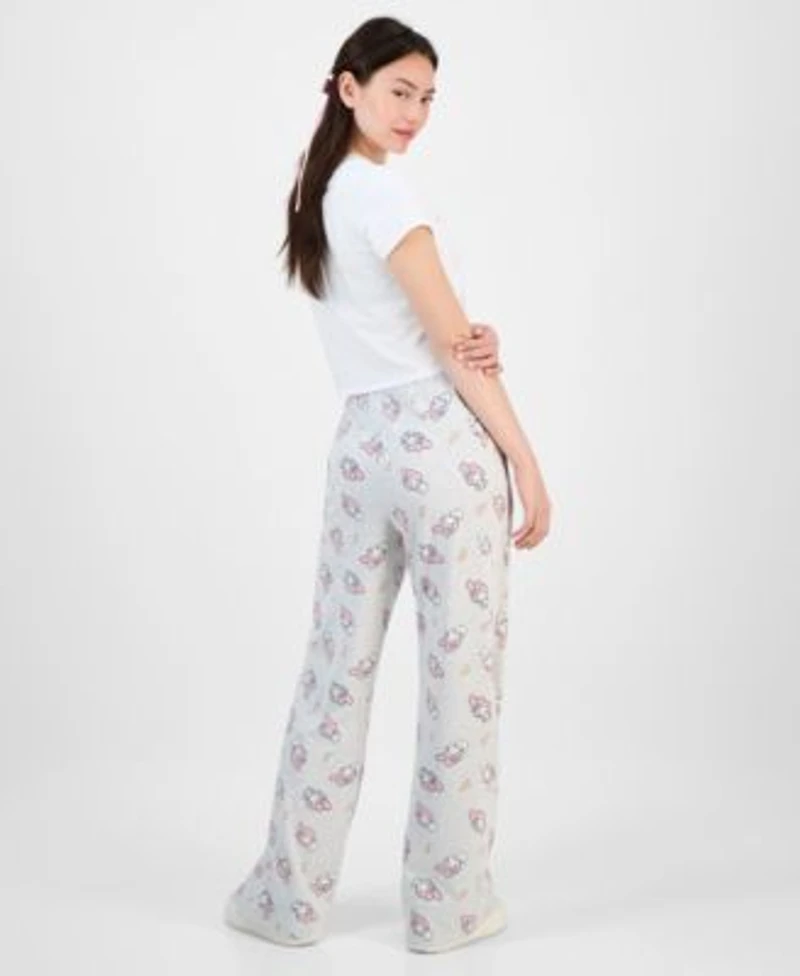 Love Tribe Juniors My Melody Crewneck T Shirt My Melody Allover Print Drawstring Pants