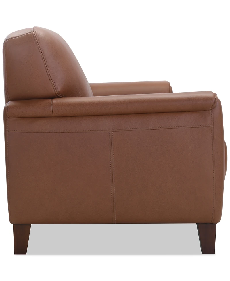 Ashlinn 82" 2 Seat Leather Sofa, Exclusively at Macy's