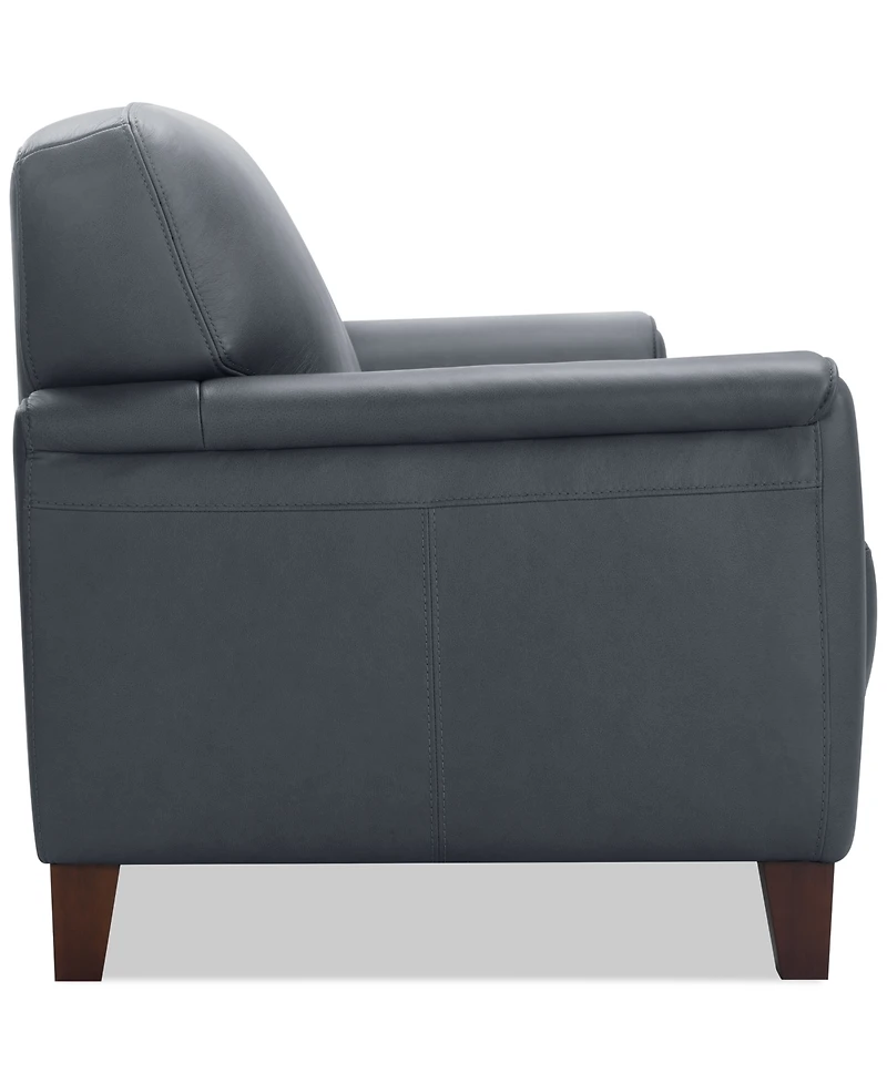 Ashlinn 84" 3 Seat Leather Sofa, Exclusively at Macy's