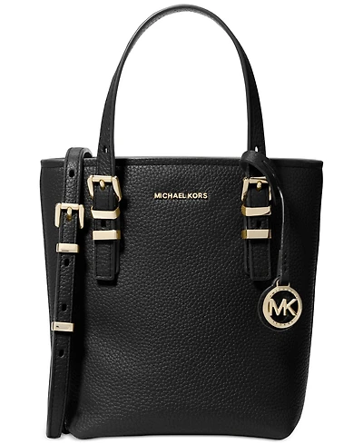 Michael Kors Quinn Extra Small Leather North South Tote Crossbody