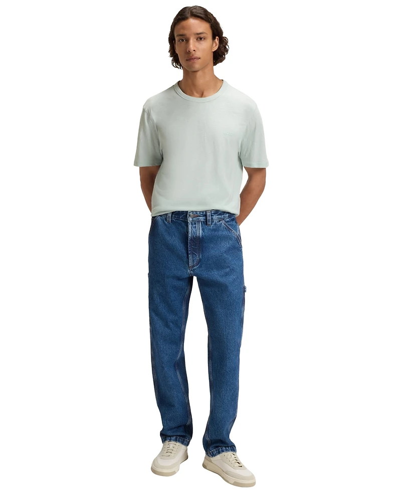 Boss by Hugo Men's Slub Cotton Regular-Fit T-Shirt