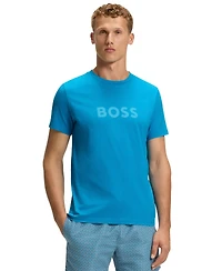 Boss by Hugo Men's Spf 50+ Uv Protection Cotton-Jersey T-Shirt