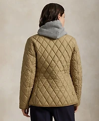 Polo Ralph Lauren Women's Corduroy-Trim Quilted Barn Jacket