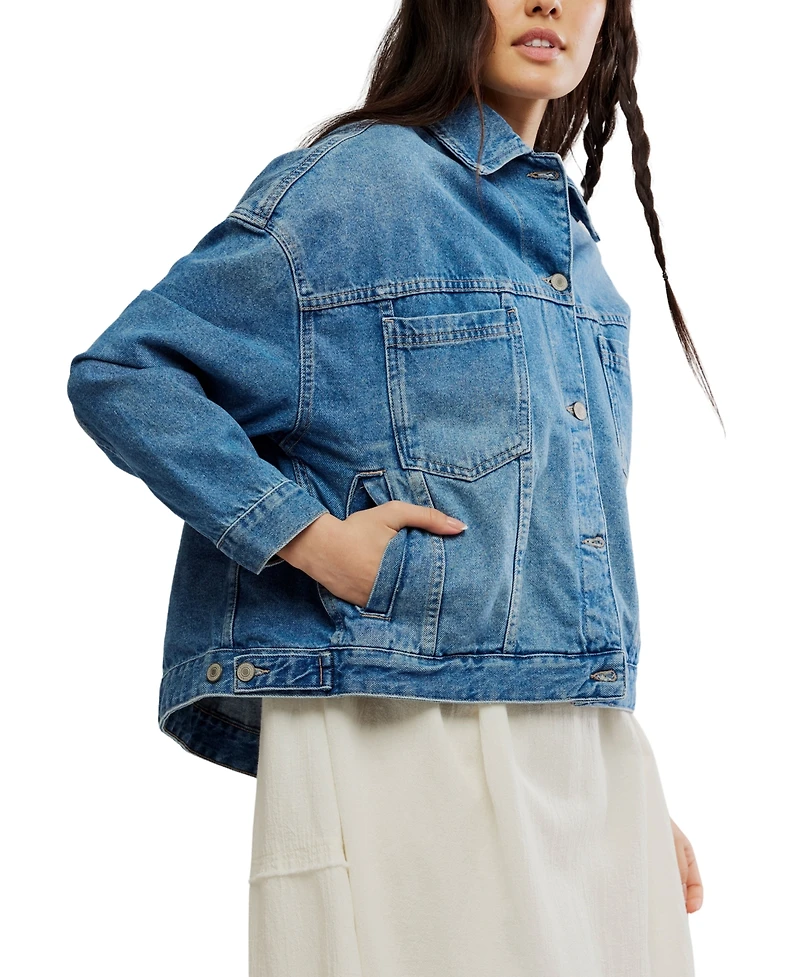 Free People Women's Opal Swing Denim Jacket