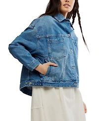 Free People Women's Opal Swing Denim Jacket