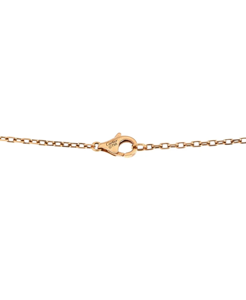 Pre-Owned Cartier Trinity Pendant Necklace 18K Tricolor Gold and Diamonds