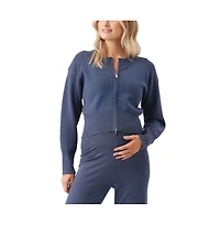 Ripe Maternity Delta Zip Through Knit