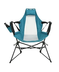 Mondawe steel folding chair blue