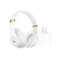 Beats - Studio 3 Wireless Bluetooth Headphones + Power Adapter