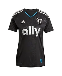 Adidas Women's Ashley Westwood Black Charlotte Fc 2025 Fortress Kit Replica Player Jersey