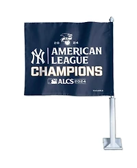 Wincraft New York Yankees 2024 American League Champions On-Field/Locker Room Celebration Two-Sided Car Flag