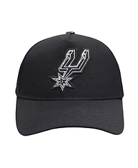 Pro Standard Men's Black San Antonio Spurs Paint the City Pinch Front Snapback Hat