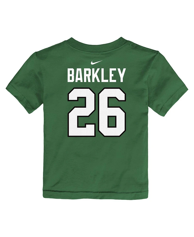Nike Toddler Saquon Barkley Kelly Green Philadelphia Eagles Player Name Number T-Shirt