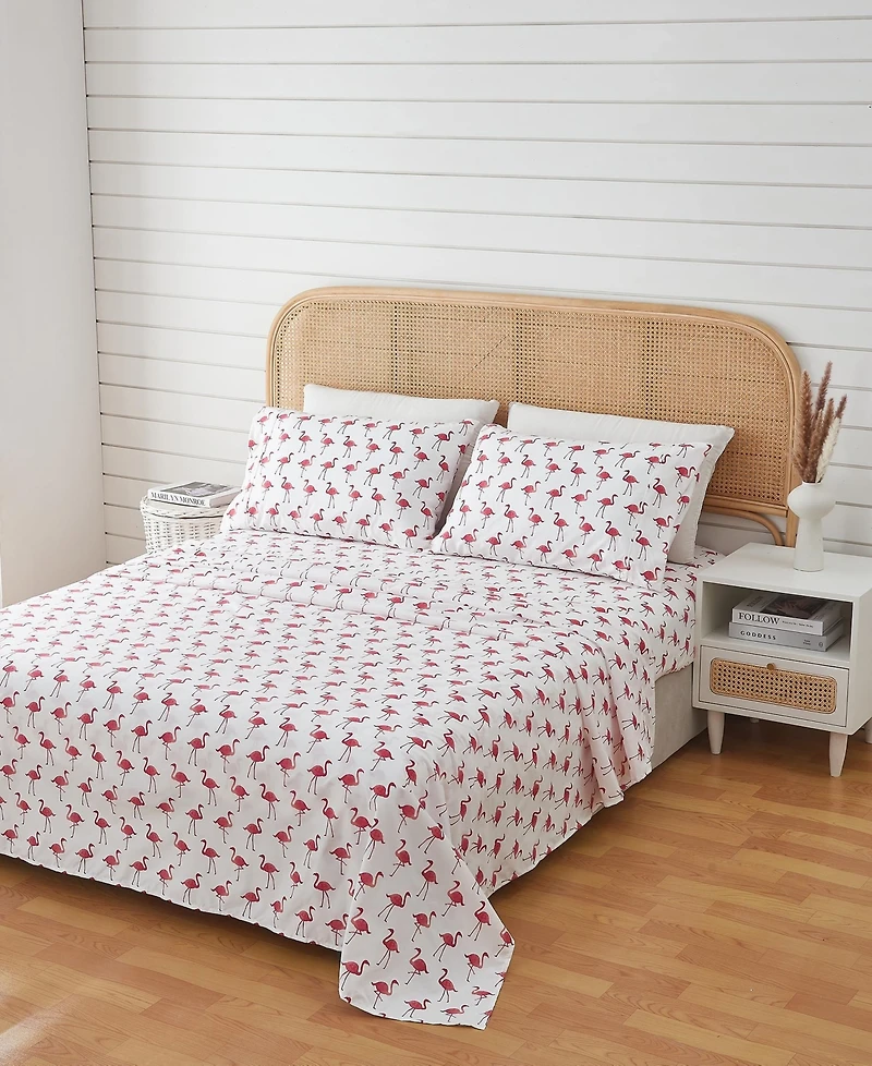 Linery & Co. Ultra-Soft Coastal-Inspired Brushed Microfiber Sheet Set