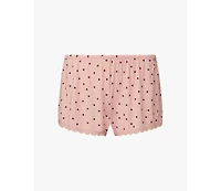 WeWoreWhat Women's Lace Trim Sleep Shorts