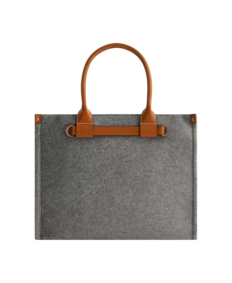 Jason Wu Structured Grey Felt Tote