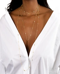 By Adina Eden Diamond By the Yard Necklace