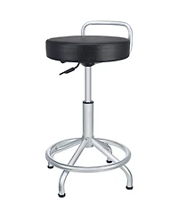 Seville Classics Cushioned Pneumatic Adjustable Work Stool