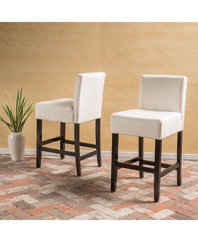 Streamdale Elegant and Sharp Counter Stools with Soft Fabric or Bonded Leather