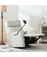 Streamdale 270 Power Swivel Recliner with Usb Ports for Nursery & Living Room