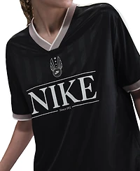 Nike Sportswear Women's Logo V-Neck Short-Sleeve Jersey Top