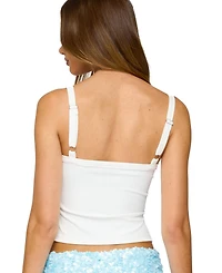 Edikted Women's Karin Cut Out Ribbed Tank Top