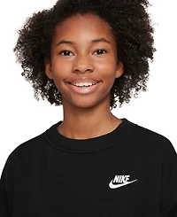 Nike Big Girls Sportswear Club Fleece Oversized-Fit Sweatshirt