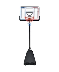 Portable Basketball Hoop System, 8-10ft Height Adjustable for Youth Adults Led Basketball Hoop Lights