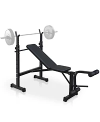 Weight Bench, Bench Press Set with Squat Rack and Bench for Home Gym Full-Body Workout