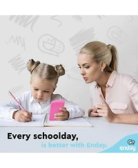 Calculator Pink, Basic Small Solar and Battery Operated, Large Display Four Function, Auto Powered Handheld School Kids, 1 Pk –