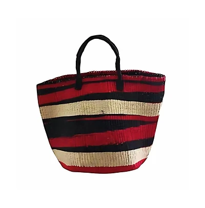 Boldly Endure Large Handmade Sustainable Basket Tote