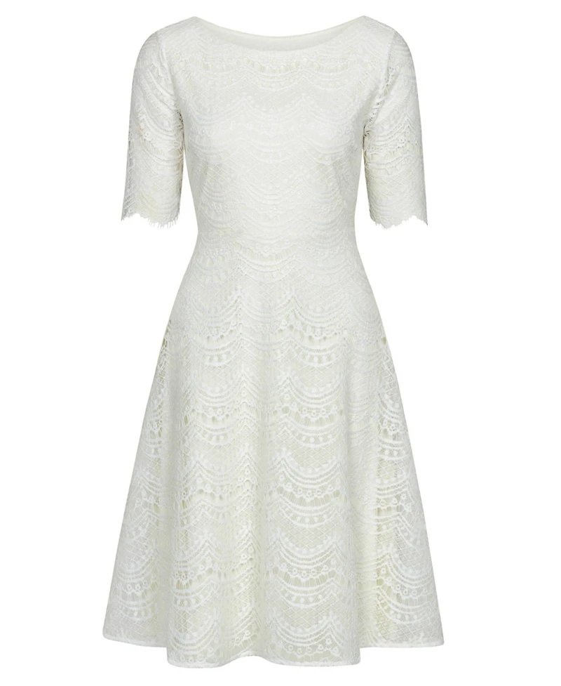 Alie Street London Women's Evie Lace Dress (Ivory)