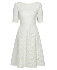 Alie Street London Women's Evie Lace Dress (Ivory)