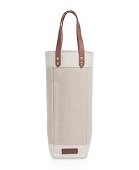 Legacy Pinot Jute Single Bottle Insulated Wine Tote Bag