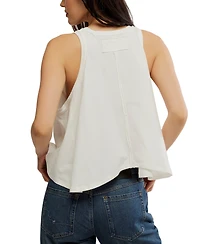 Free People Women's Hialeah Sleeveless Cotton T-Shirt