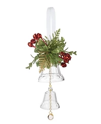 Ganz Kissing Krystals Double Krystal Bell Ornament