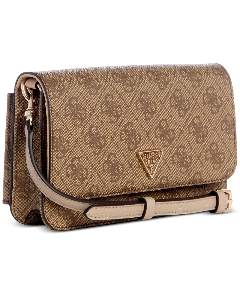Guess Noelle Ii Mini Flap Logo Crossbody Bag
