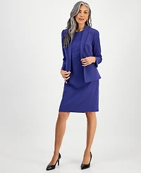 Kasper Women's Sleeveless Princess-Seam Sheath Dress