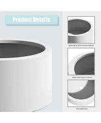 Corten Steel Raised Garden Bed Kit - 15.5" Round - Pre-Rusted