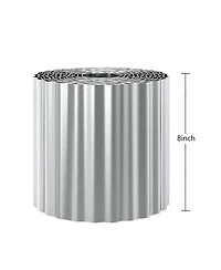 Corrugated Metal Garden Edging - 8" x 120"