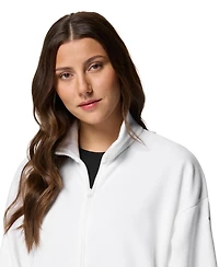 Columbia Plus Size Aldermore Full Zip Fleece Top