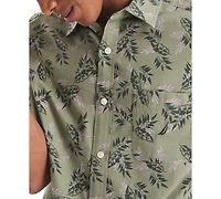 Nautica Men's Leaf-Pattern Shirt