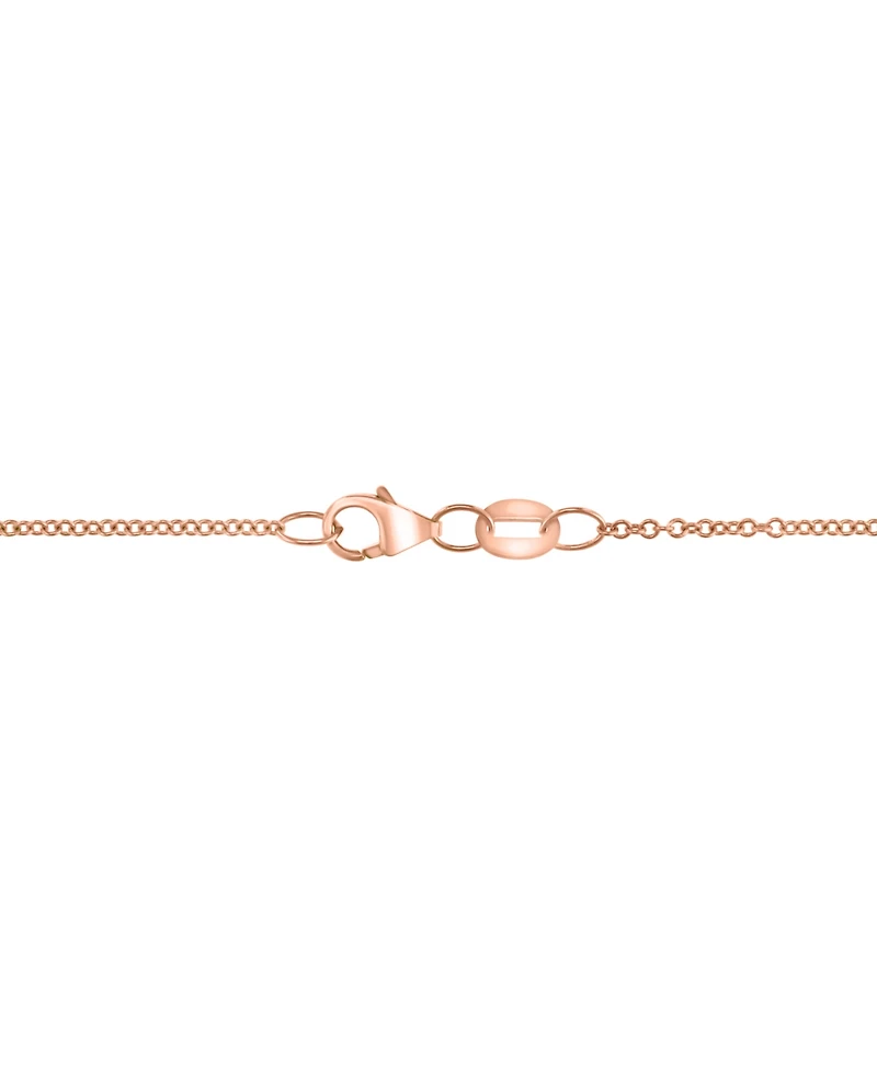 Effy Ruby (1-1/2 ct. t.w.) & Diamond (1/4 ct. t.w.) 18" Pendant Necklace in 14k Rose Gold