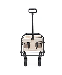 Collapsible Utility Wagon Cart - 225lb Capacity - Cream