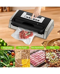 Bonsenkitchen Vacuum Sealer Machine, Globefish Technology for Perfect Vacuum Sealing, Powerful Low-Noise Food Vacuum Sealer with Easy Handle Design, B