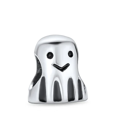 Bling Jewelry Spooky Halloween Ghost Charm Bead Sterling Silver for European Bracelet